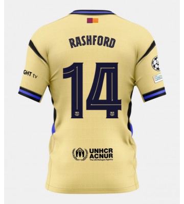 Barcelona Marcus Rashford #14 Udebanetrøje 2025-26 Kortærmet